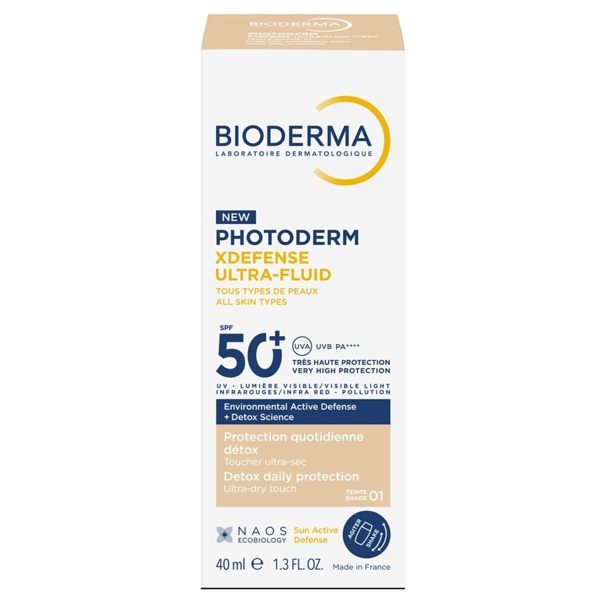 ไบโอเดอร์มา โฟโตเดิร์ม เอกซ์ดิเฟนซ์ อัลตรา ฟลูอิด SPF50+ 01 40 มล. image