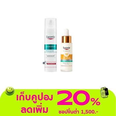 Eucerin - Eucerin Dermopure Clinical Triple Action 40 ml. + Sun Serum Oil Control SPF50 30 ml.