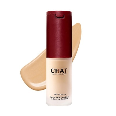 CHAT ฉัตร เซรั่ม ทินท์ ฟาวเดชั่น แอนด์ คัฟเวอร์ อัพ คอนซีลเลอร์ 20มล. 3