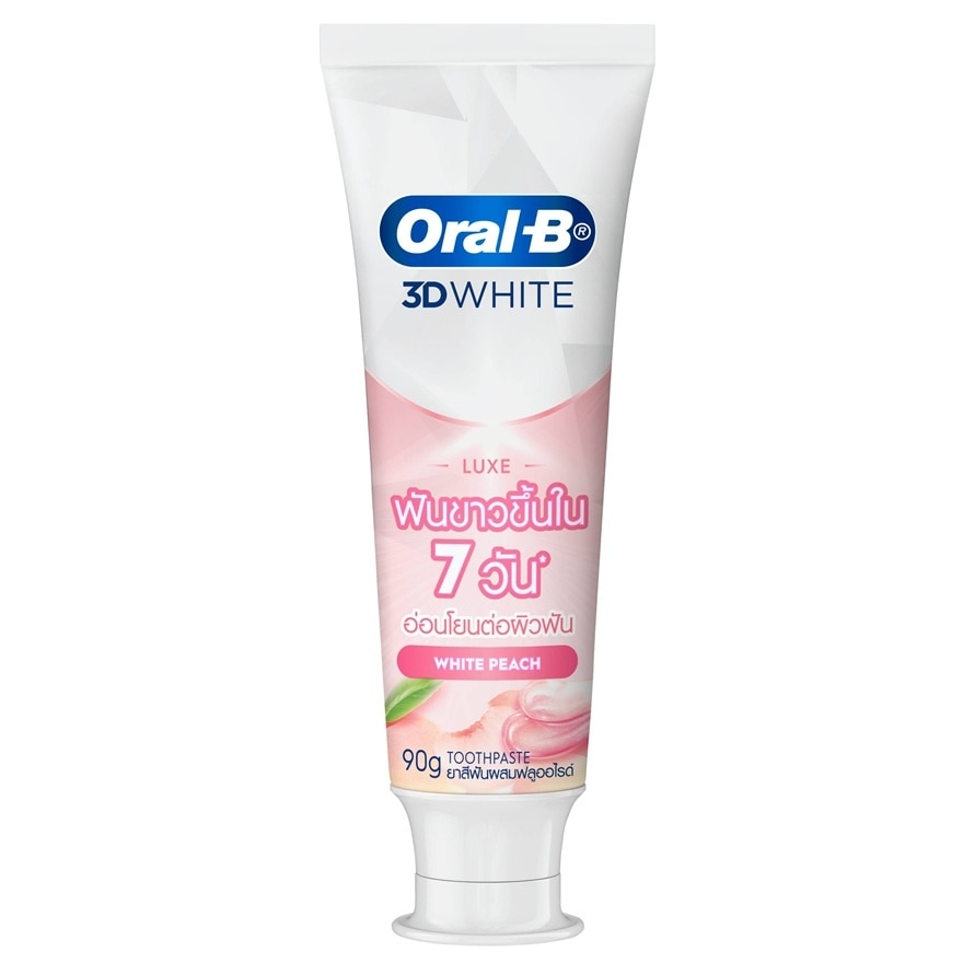 Oral-B Toothpaste 3DWhite Luxe White Peach 90 G. image