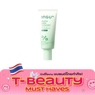 INGU อิงกุ บลูวีไลท์ แมท ซันสกรีน SPF50+ PA++++ พลัส ไบโอม บาลานซ์ 50 กรัม image