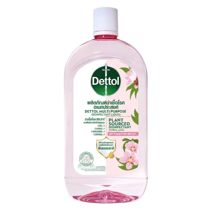 Dettol Multipurpose Disinfectant Liquid 1000 ml. (White Peach Grapefruit) image