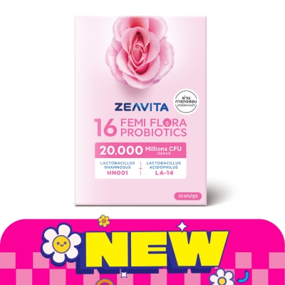 Zeavita ซีวิต้า 16 เฟมิ ฟลอร่า โพรไบโอติก 30 แคปซูล image