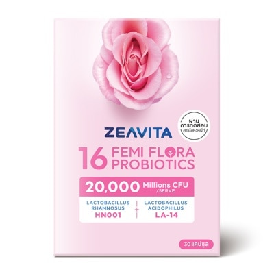 Zeavita - ซีวิต้า 16 เฟมิ ฟลอร่า โพรไบโอติก 30 แคปซูล image