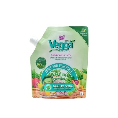 King's Stella - King's Stella Vegga Powder for Fruit  Vegetable Wash 250g. image