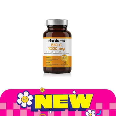 Interpharma อินเตอร์ฟาร์มา ไบโอ ซี 1000 มก. 30เม็ด image