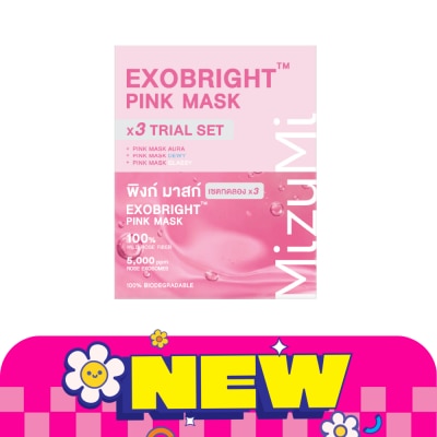 MizuMi EXOBright Pink Mask Trial Set 3'S | Watsons.co.th