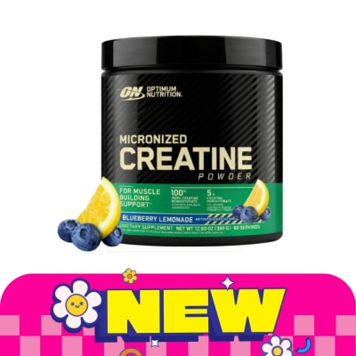 Optimum Nutrition ออปติมัม นูทริชัน ไมโครไนซ์ ครีเอทีน พาวเดอร์ กลิ่นเลมอนบลูเบอร์รี่ 360 กรัม image