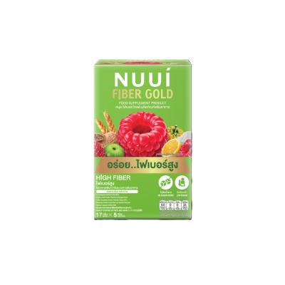 NUUI - หนุย ไฟเบอร์ โกลด์ 17 กรัม x 5 ซอง image
