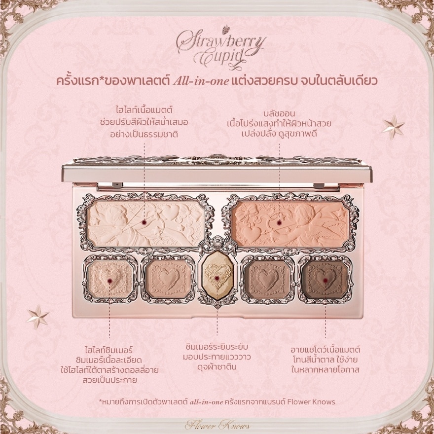 Flower Knows Strawberry  Palette 14g. 01 Honey image
