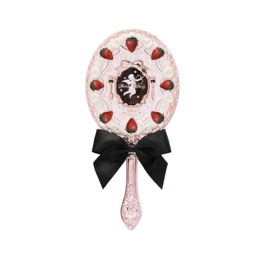 Flower Knows Strawberry Hand Mirror Milk 1pcs. image