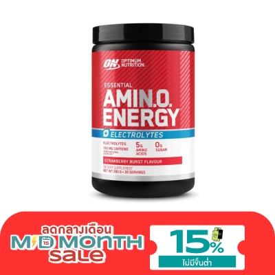 Optimum Nutrition Optimum Nutrition Amino Energy Electrolytes Strawberry 285 g. image