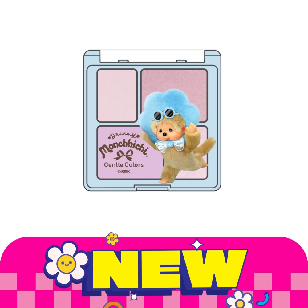 Gentle Colors X Monchhichi Blush Palette 7g. 02 Deep Cool Tone image