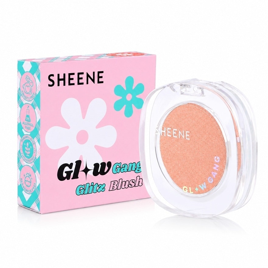 Sheene Glow Gang Glitz Blush 4g. F1 Sunset Crush image
