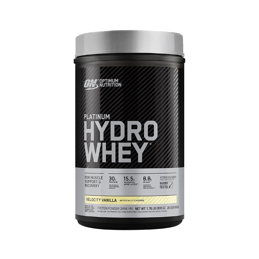 Optimum Nutrition Hydro Whey Protein Velocity Vanilla 800 g. image