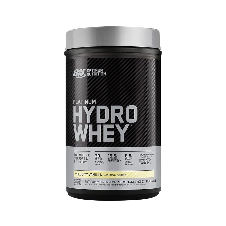 Optimum Nutrition Hydro Whey Protein Velocity Vanilla 800 g. image