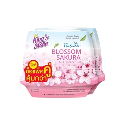 King's Stella - King's Stella Into Nature Freshener Gel 180g.x2 Blossom Sakura image