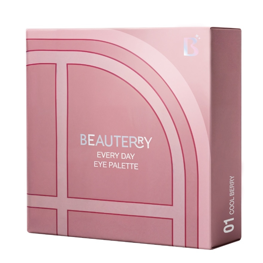 Beauterry My Home All Look Everyday Eye Palette 8.1g. 01 Cool Berry image