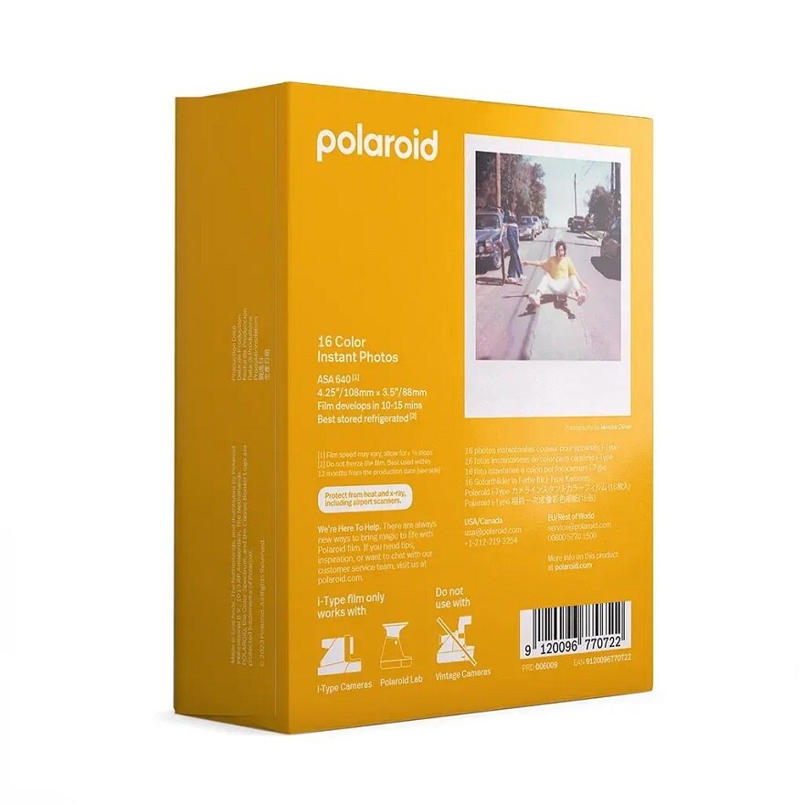 โพลารอยด์ คัลเลอร์ ฟิล์ม ฟอร์ ไอ-ไทป์ ดับเบิล แพ็ก image