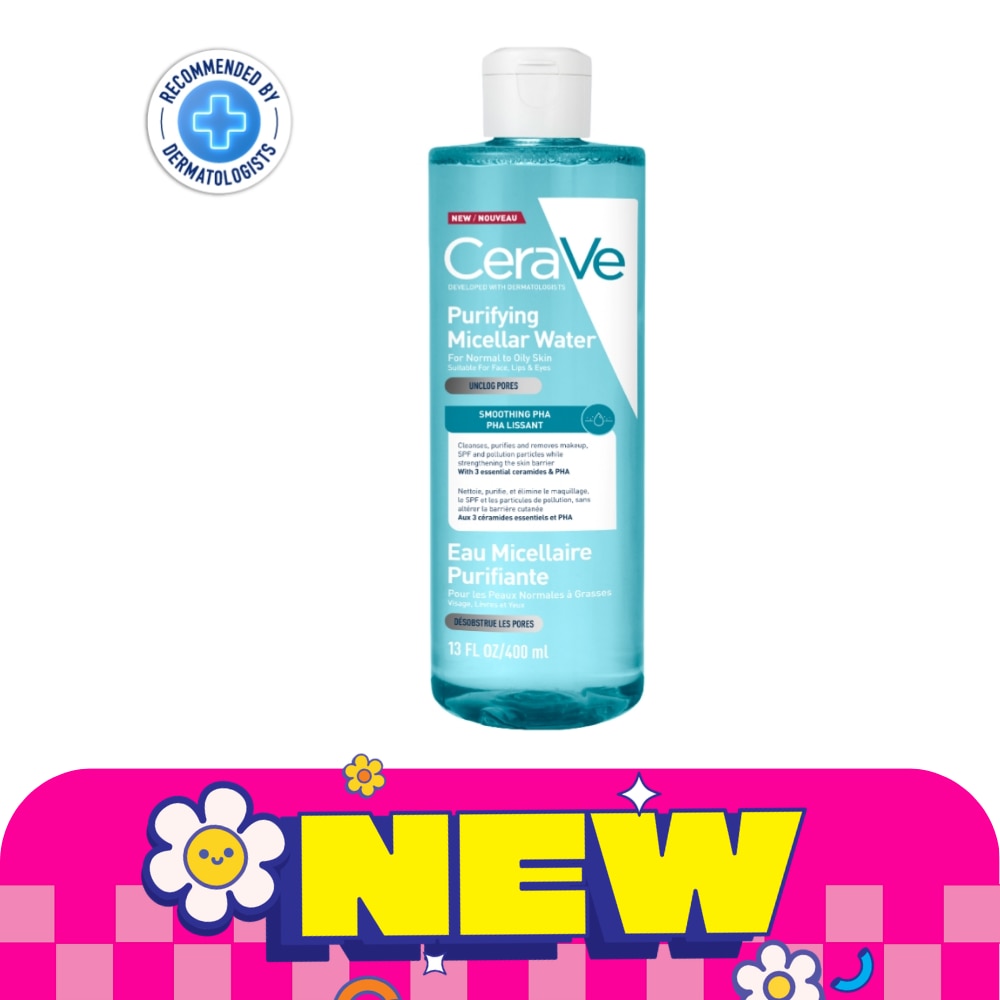 Cerave Purifying Micellar Water 400 ml. (Normal Oily Skin) image