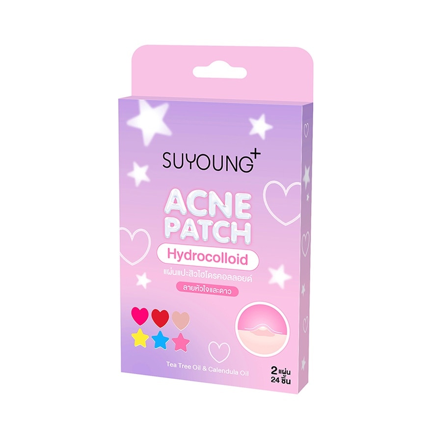 Suyoung Acne Patch Hydrocolloid Heart  Star 24'S image
