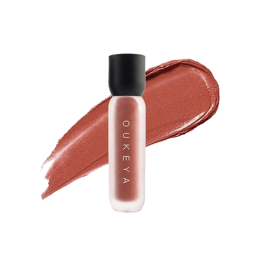 Oukeya Hot Kiss Lip Matte 2.5g. 10 Dusty Brown image