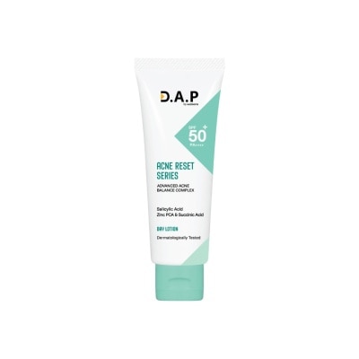 Dermaction Plus by Watsons ดี เอ พี บาย วัตสัน แอคเน่ รีเซ็ต ซีรีส์ เอสพีเอฟ50+ พีเอ++++ เดย์ โลชั่น 20มล. image