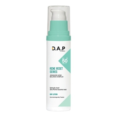 Dermaction Plus by Watsons - ดี เอ พี บาย วัตสัน แอคเน่ รีเซ็ต ซีรีส์ เอสพีเอฟ50+ พีเอ++++ เดย์ โลชั่น 40มล. image