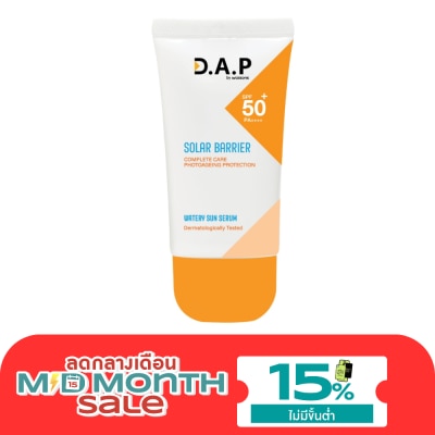 Dermaction Plus by Watsons D.A.P by Watsons Solar Barrier Watery Sun Serum SPF50+ PA++++ 40ml. image