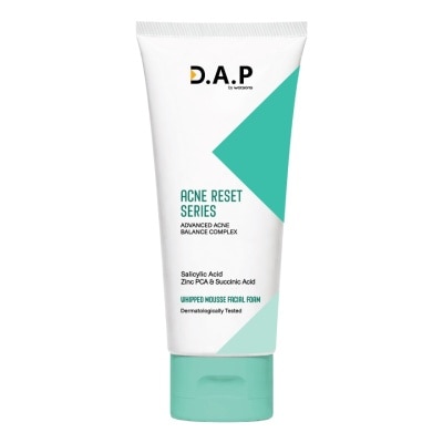 Dermaction Plus by Watsons - ดี เอ พี บาย วัตสัน แอคเน่ รีเซ็ต ซีรีส์ วิป มูส เฟเชียล โฟม 100มล. image