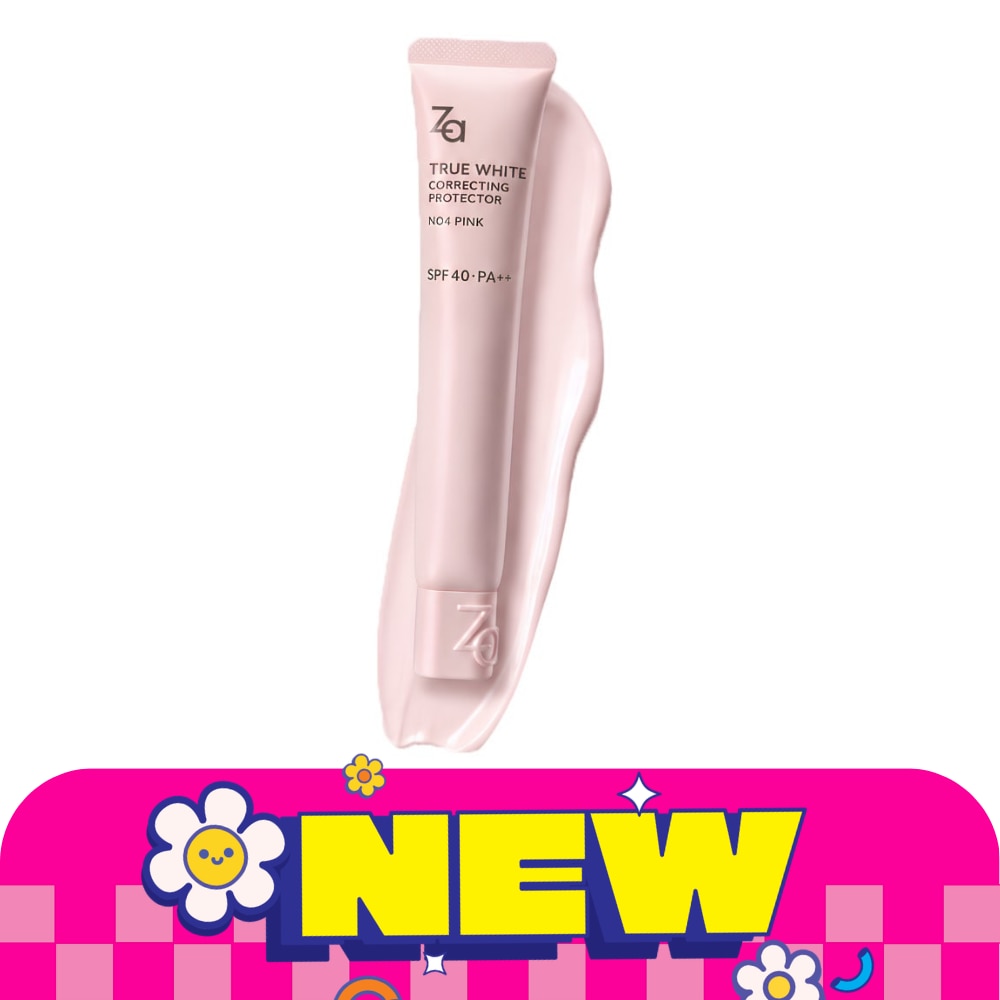 Za True White Correcting Protector 35g. N04 Pink image