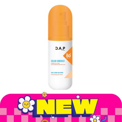 Dermaction Plus by Watsons D.A.P by Watsons Solar Barrier Face Body Sun Spray SPF50+ PA++++ 90ml. image