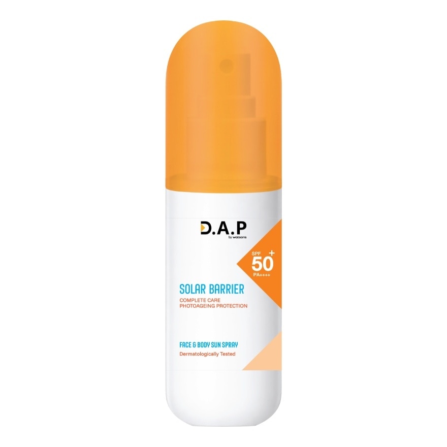 D.A.P by Watsons Solar Barrier Face Body Sun Spray SPF50+ PA++++ 90ml. image