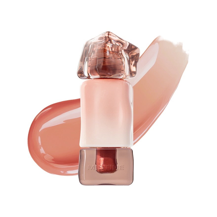 Mistine Thai Latte Long Wear Lip Glaze 2.9g. G01 Coconut Cold Brew image