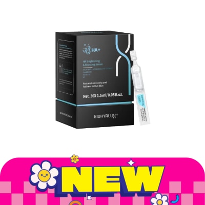 Biohyalux ไบโอไฮยาลักส์ เอชเอ ไบร์ทเทนนิ่ง แอนด์ บูสติ้ง เซรั่ม 45 มล. image