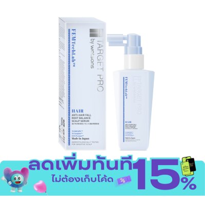 Target Pro by Watsons Target Pro by Watsons FEM Tech Lab Hair Anti Hair Fall Root Renew Scalp Serum 60ml image