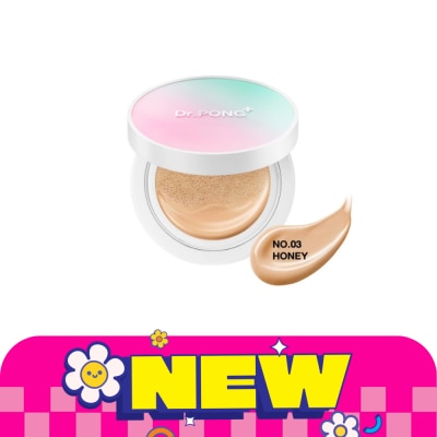 Dr.pong ดร.พงศ์ แมตต์ โปร แอคเน่ เอช ลองแวร์ คุชชั่น SPF50+ PA++++ 03 ฮันนี่ 15 กรัม image