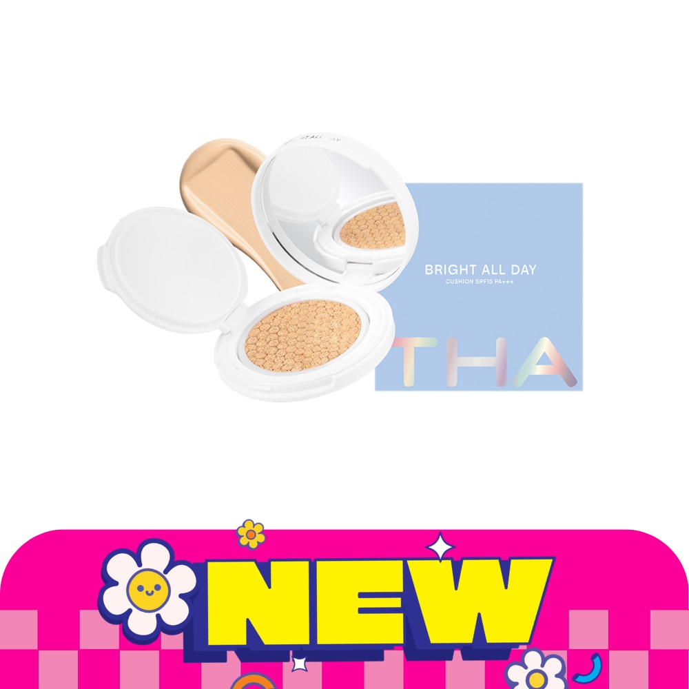 THA By Nongchat Bright All Day Cushion SPF15 PA+++ 10g. 2 Light Beige image