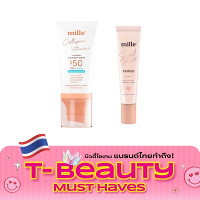 Mille Mille Value Pack Collagen Vitamin Sunscreen 40ml. + Snail Bright Primer SPF15PA++ 15g image