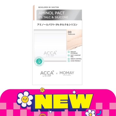 Acca ACCA by DrDSP เอ็กซ์โมเม อะมินอลแพ็ค ทัลก์แอนด์ซิลิโคน 00 พอร์ซเลน image