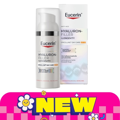 Eucerin ยูเซอริน ไฮยาลูรอน ฟิลเลอร์ +ลองจีวิตี้ อีพิเซลีน เดย์ แคร์ SPF30 50 มล. image