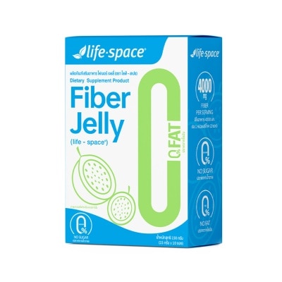 Life Space - ไลฟ์ สเปซ ไฟเบอร์ เจลลี่ รสเสาวรส ผลิตภัณฑ์เสริมอาหาร 15 กรัม x 10 ซอง image