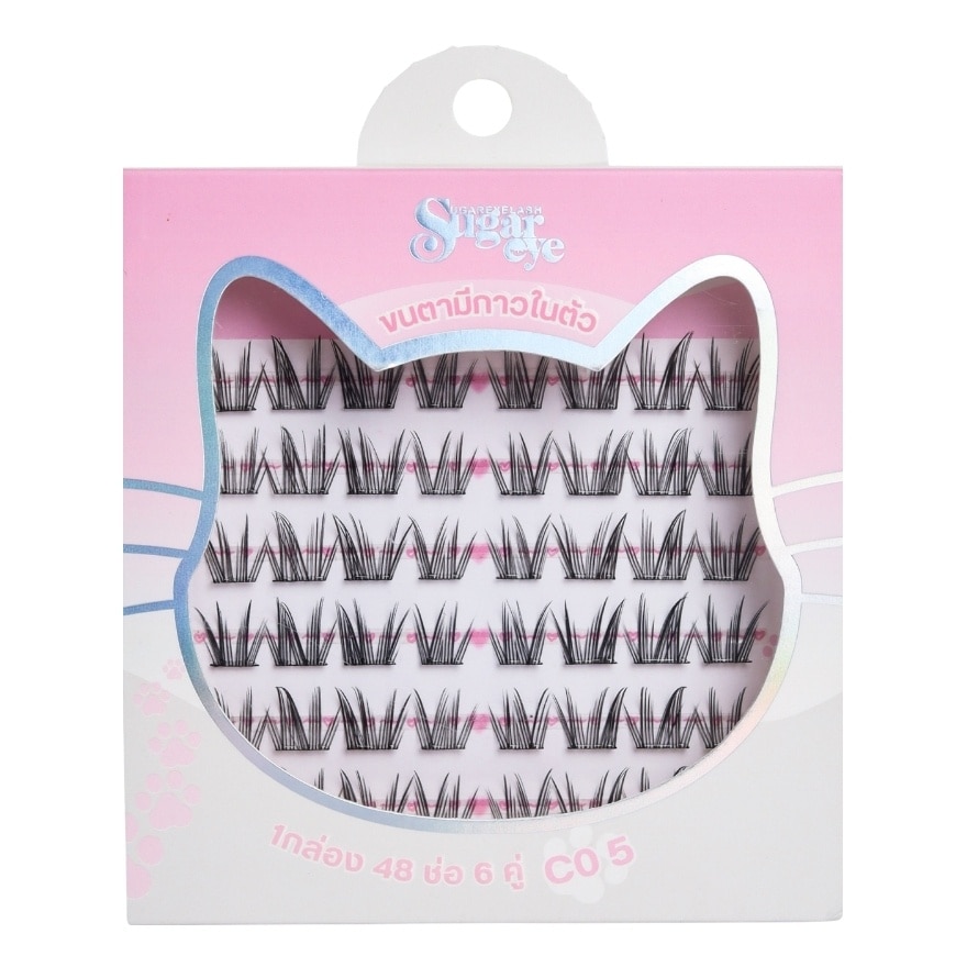 Sugareye Self-adhesive Eyelashes 6pairs. C05 image