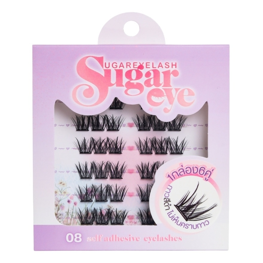 Sugareye Self-adhesive Eyelashes 6pairs. 08 image
