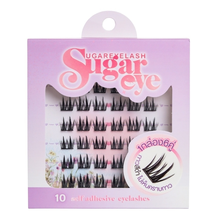 Sugareye Self-adhesive Eyelashes 6pairs. 10 image