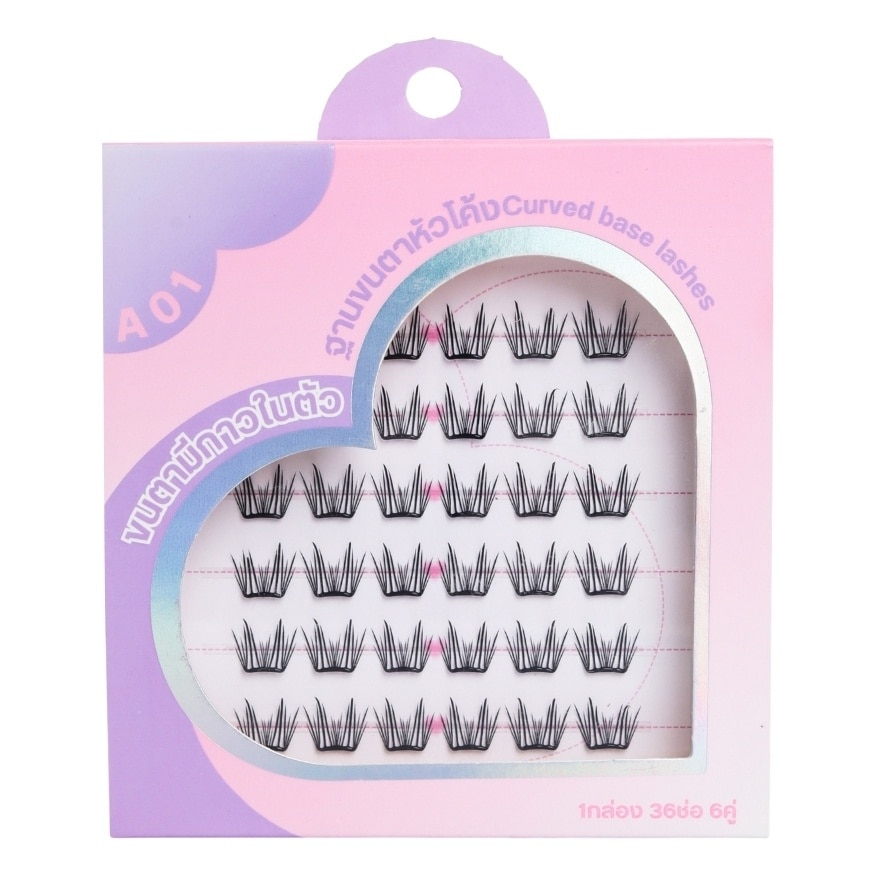 Sugareye Self-adhesive Eyelashes 6pairs. A01 image