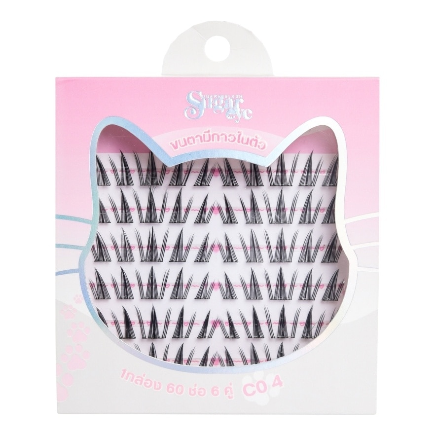 Sugareye Self-adhesive Eyelashes 6pairs. C04 image
