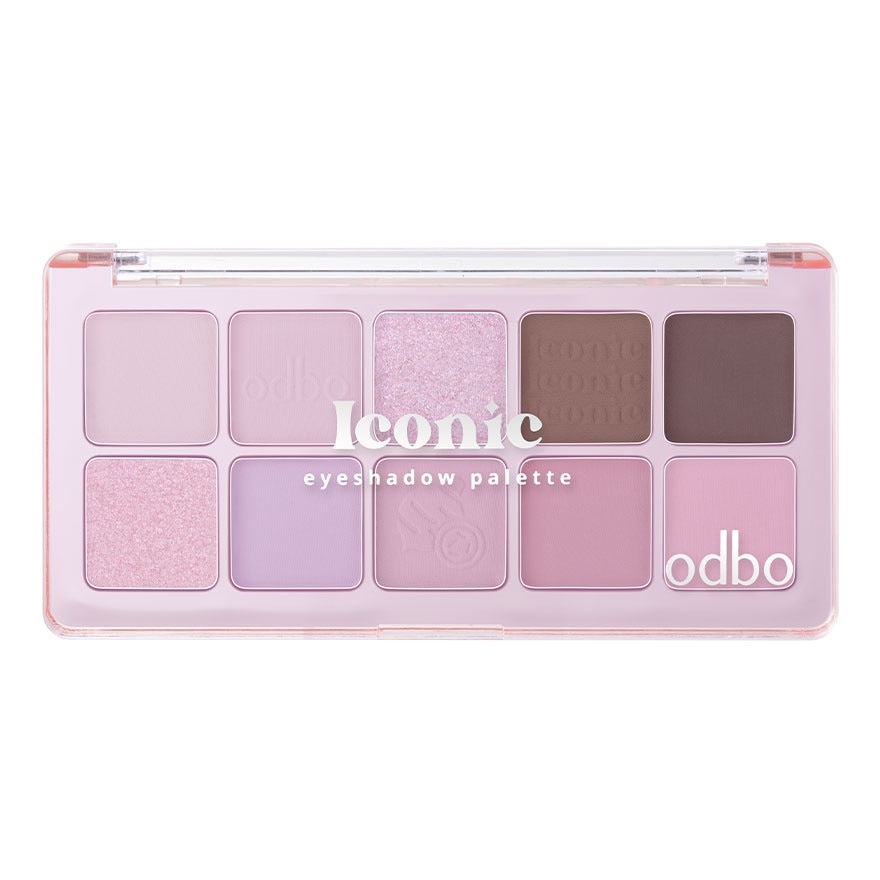 Odbo Iconic Eyeshadow Palette 7g. 06 Pink Taro image