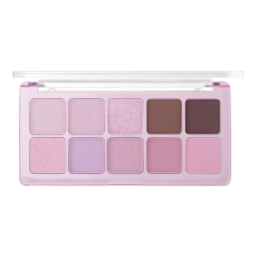 Odbo Iconic Eyeshadow Palette 7g. 06 Pink Taro image