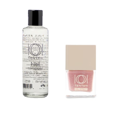 Ten Ten - Ten Ten Value Pack Nail Remover 85ml. + Gel Effect Nail Polish 12ml. NBT101 Forever S image